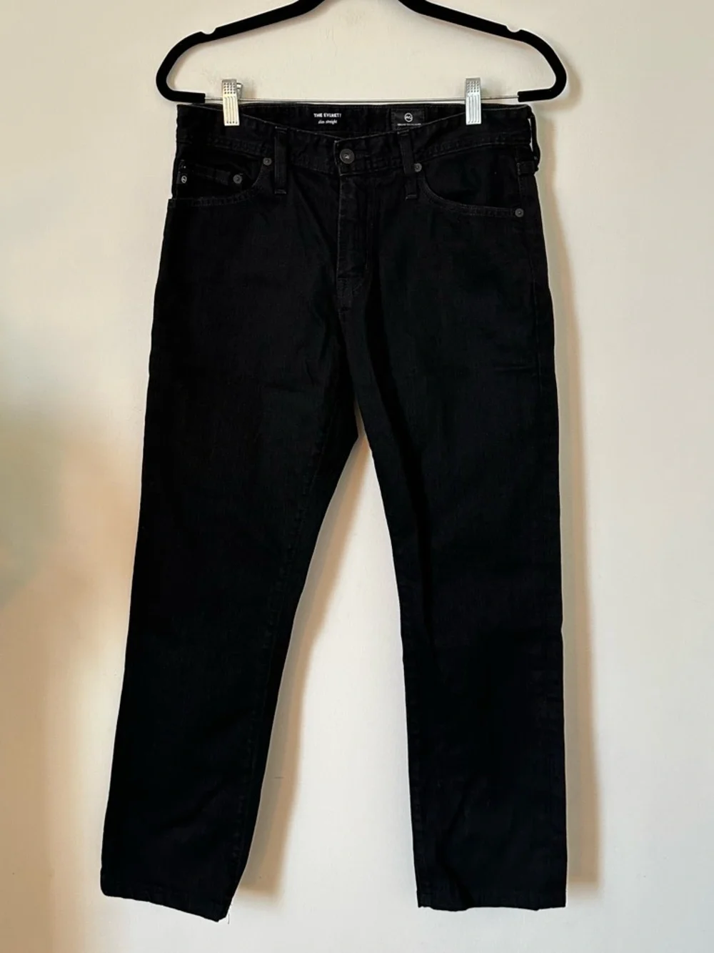 AG Adriano Goldschmied Everett Slim Straight Jeans Dark Wash Size 29